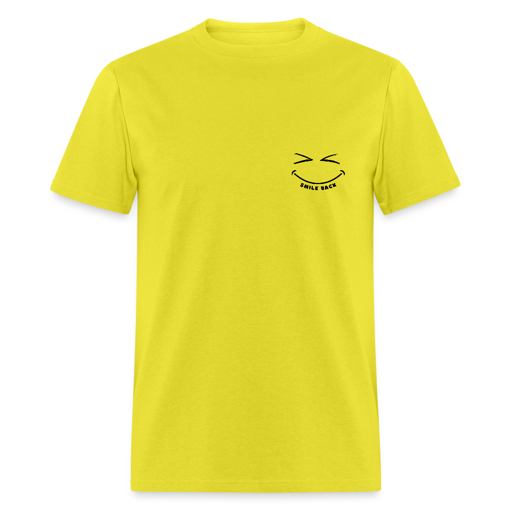 Smile Back Unisex T-Shirt - yellow