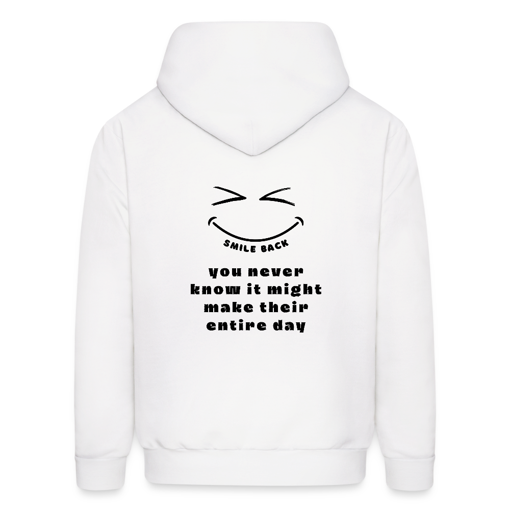 Smile Back Women's Hoodie - white