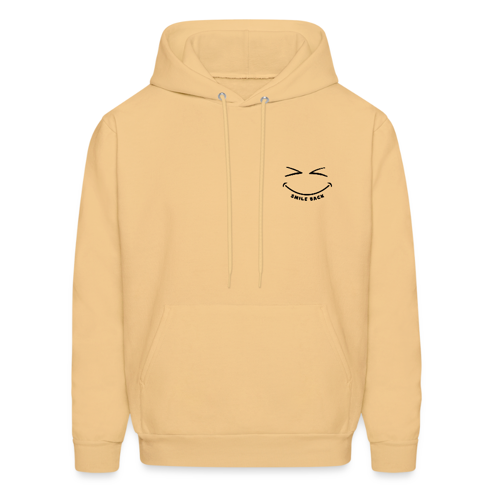 Smile Back Men's Hoodie - light gold