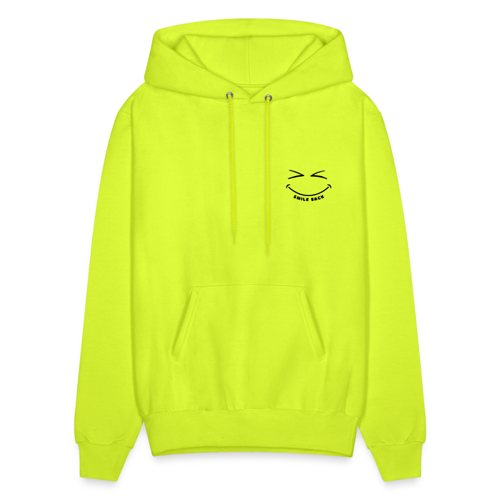 Smile Back Women's Hoodie - safety green