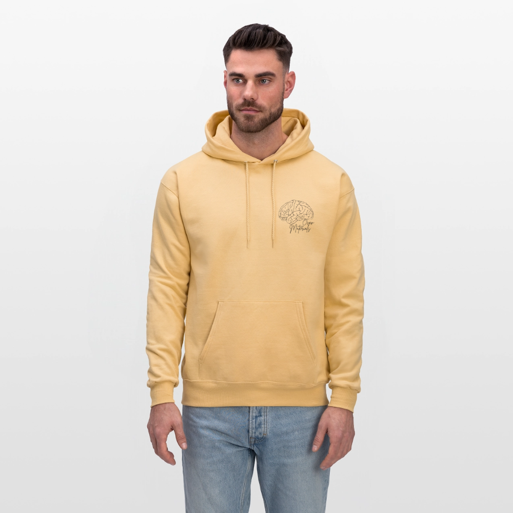 Mind Over Materials Men's Hoodie - light gold