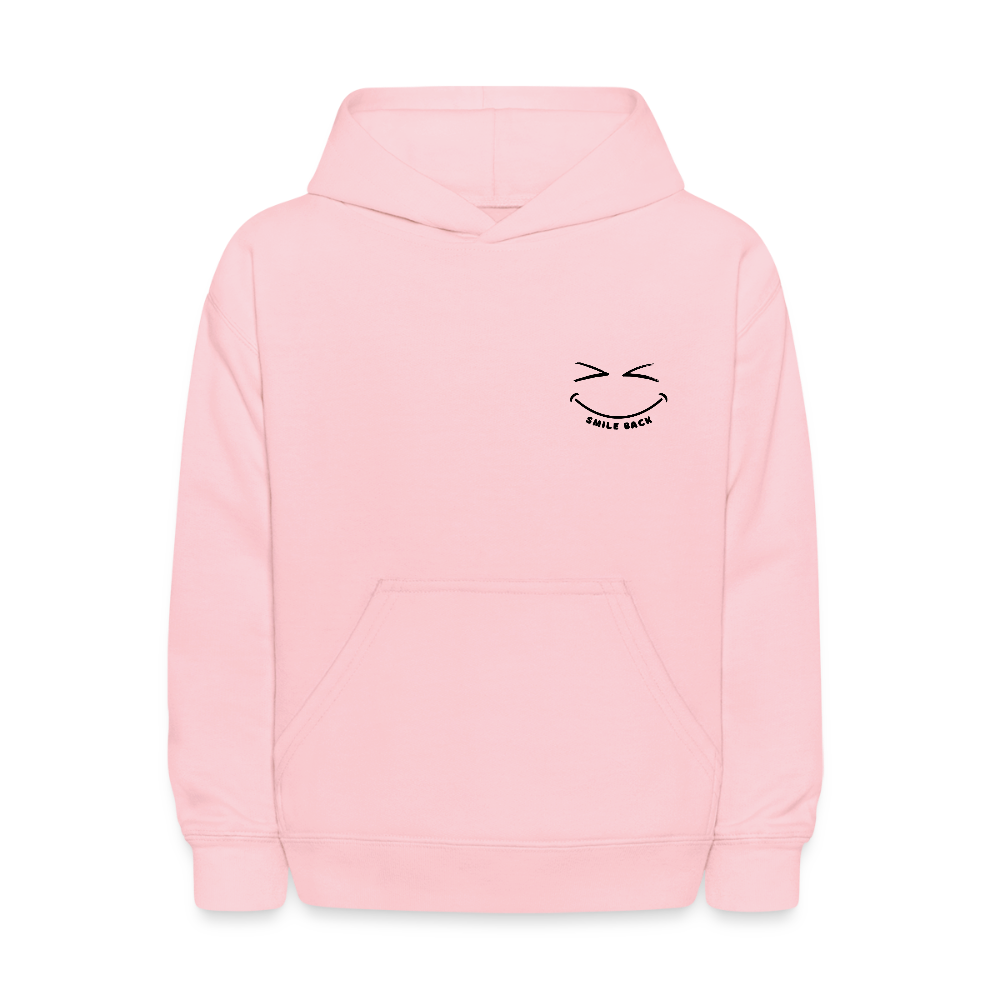 Smile Back Kids' Hoodie - pink