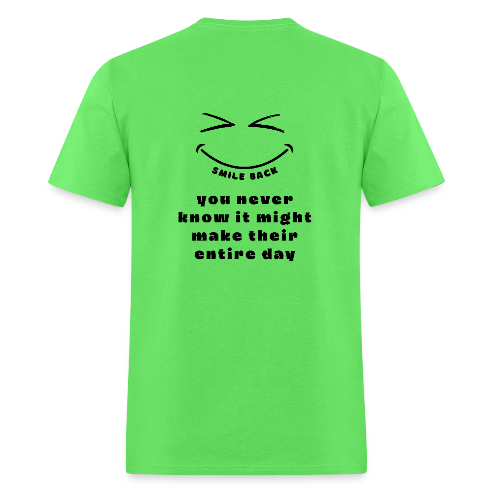 Smile Back Unisex T-Shirt - kiwi