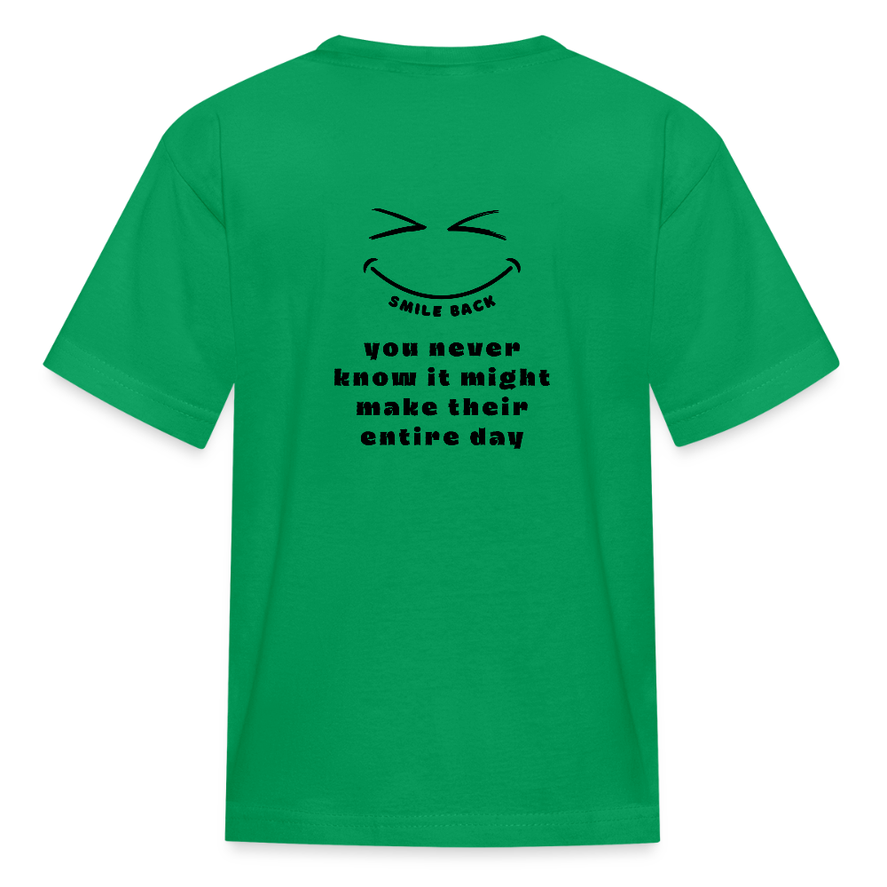 Smile Back Kids' T-Shirt - kelly green