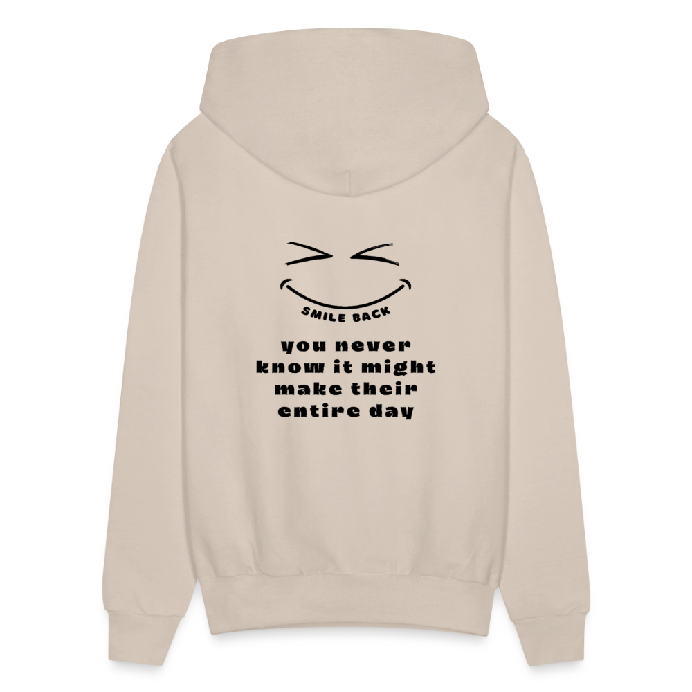 Smile Back Women's Hoodie - Sand