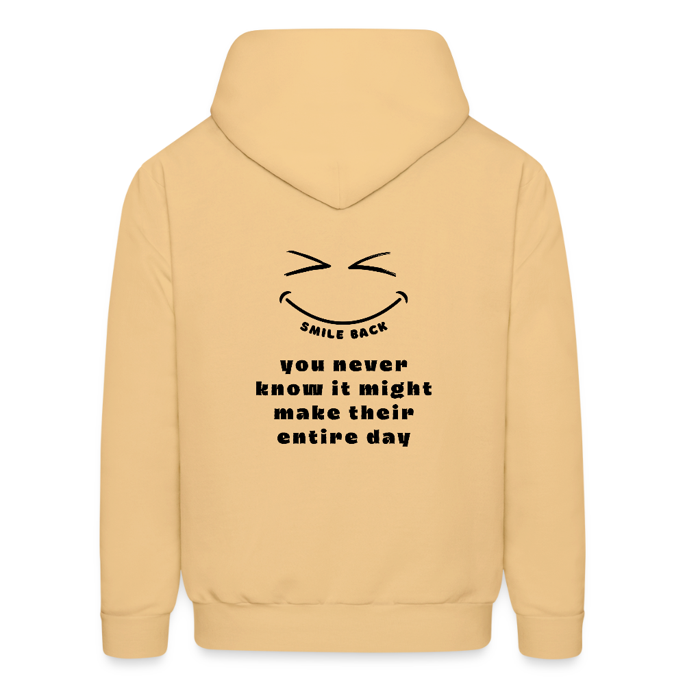 Smile Back Women's Hoodie - light gold