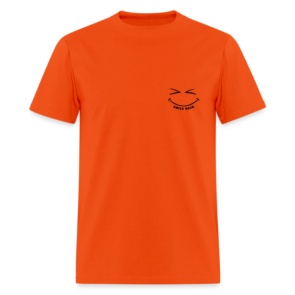Smile Back Unisex T-Shirt - orange