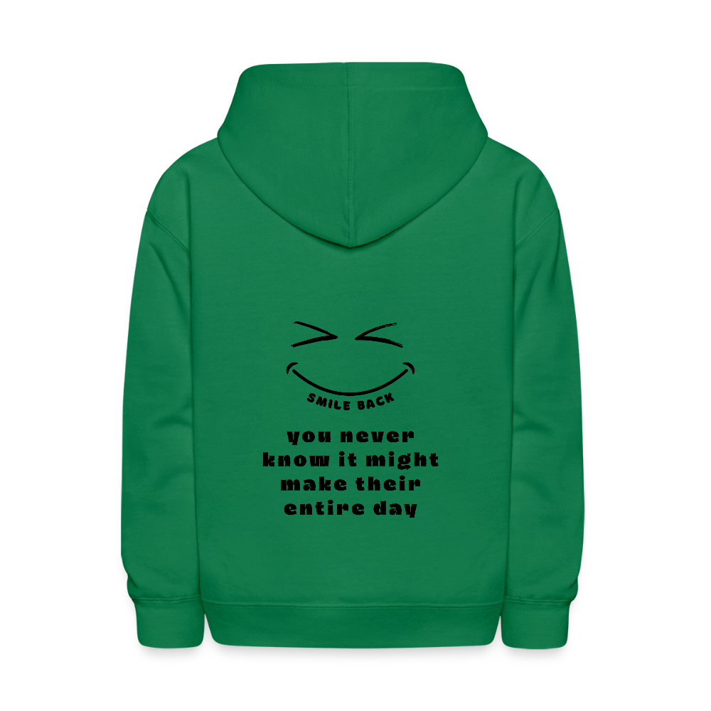 Smile Back Kids' Hoodie - kelly green
