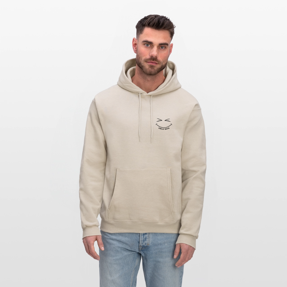 Smile Back Men's Hoodie - Sand