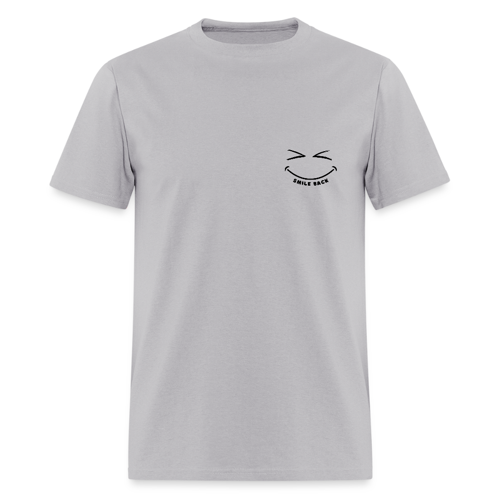 Smile Back Unisex T-Shirt - gravel