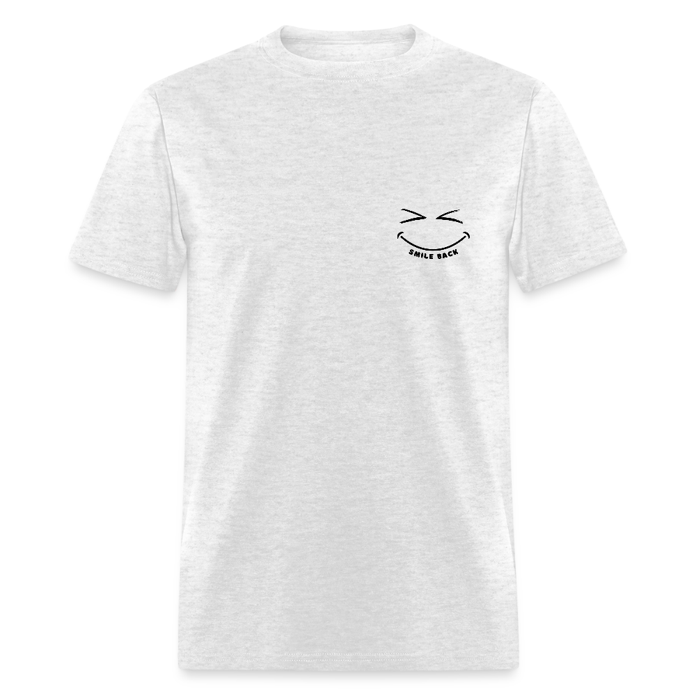 Smile Back Unisex T-Shirt - light heather gray