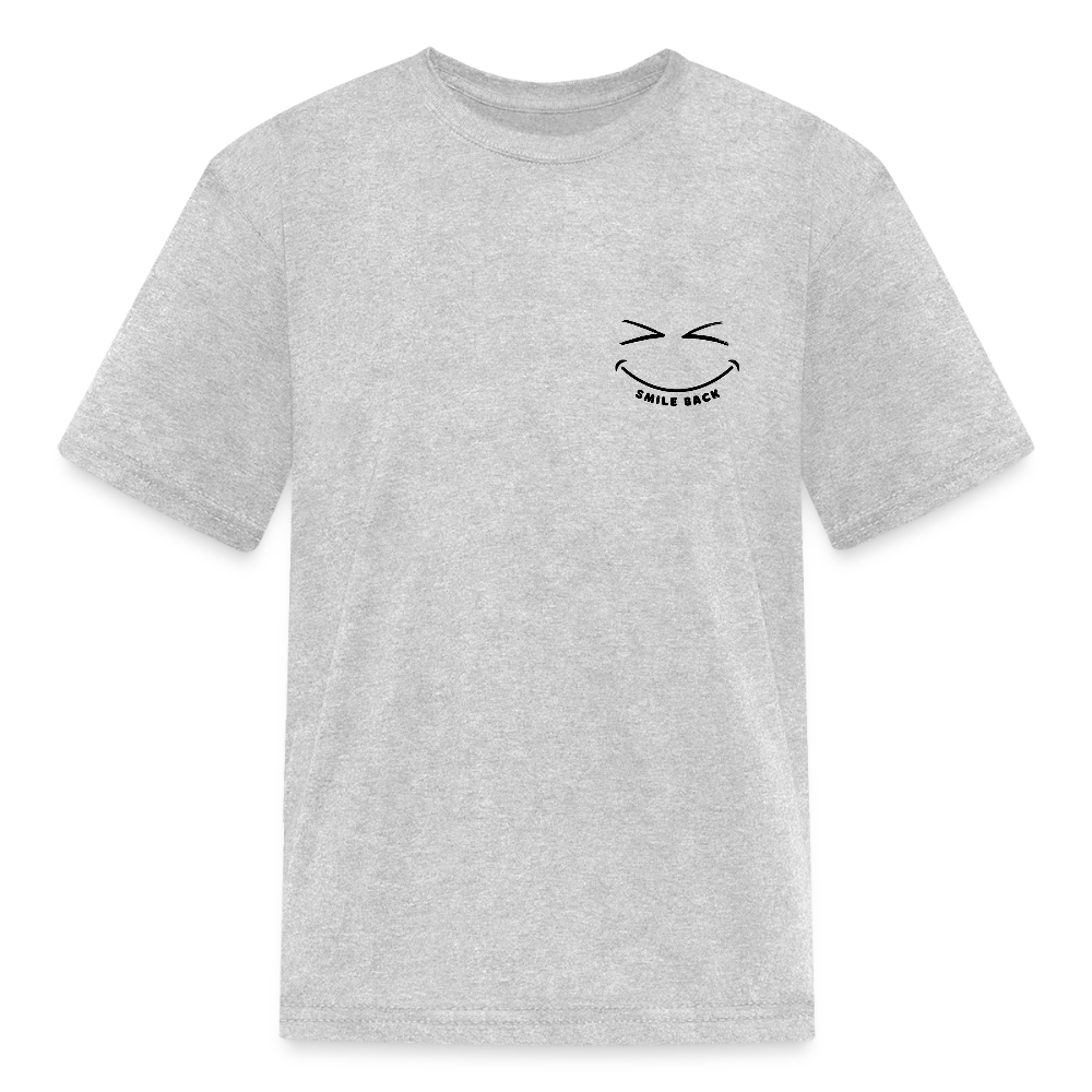 Smile Back Kids' T-Shirt - heather gray