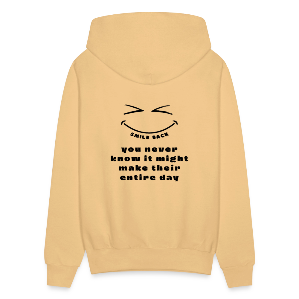 Smile Back Women's Hoodie - light gold