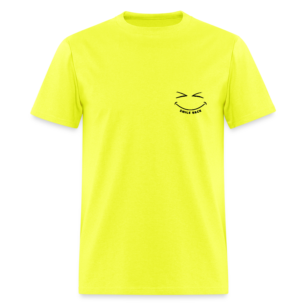 Smile Back Unisex T-Shirt - safety green