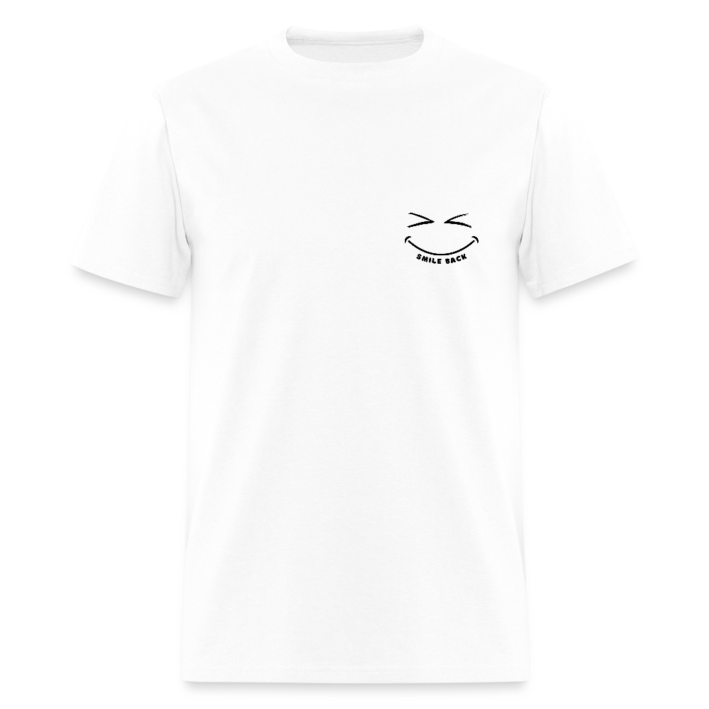 Smile Back Unisex T-Shirt - white