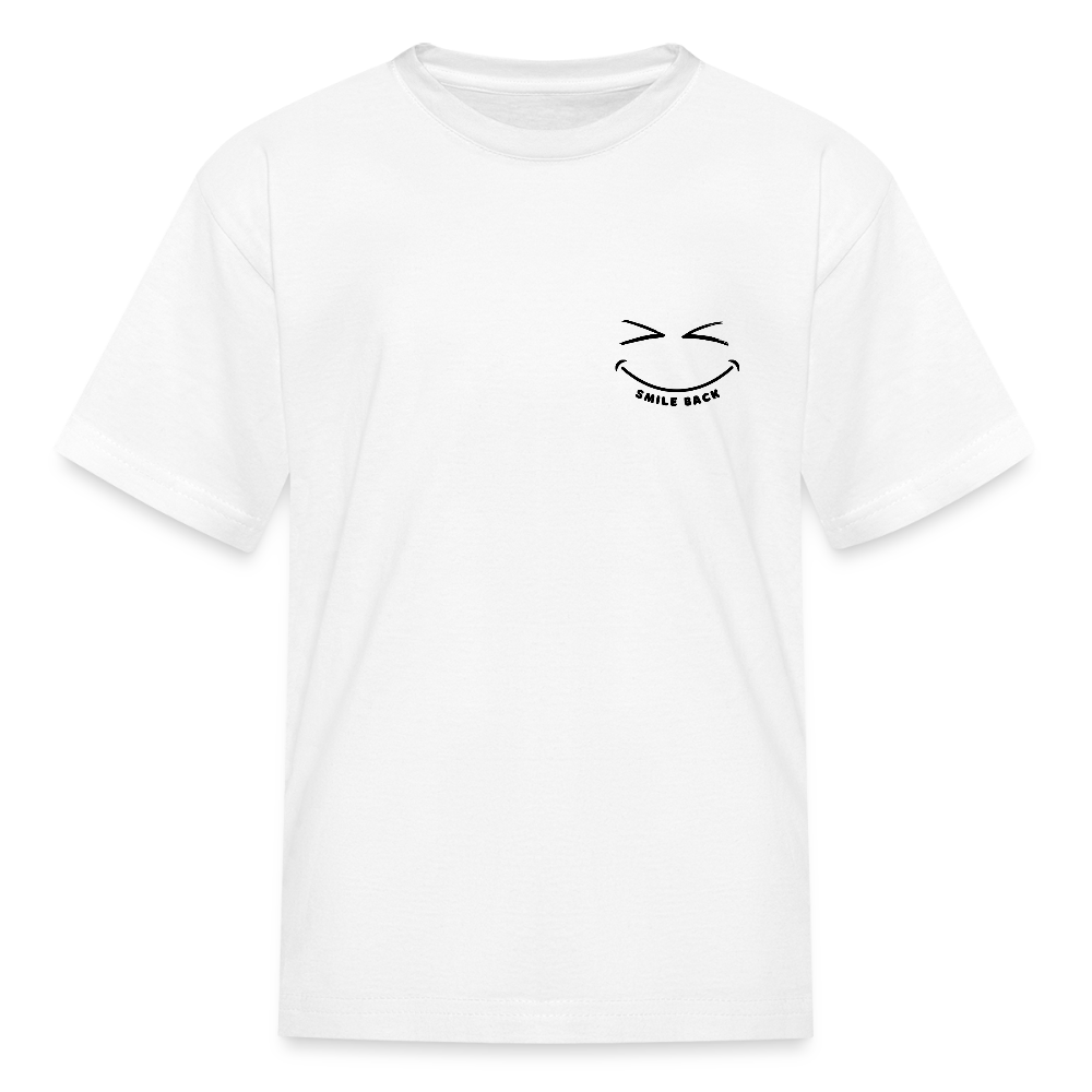 Smile Back Kids' T-Shirt - white