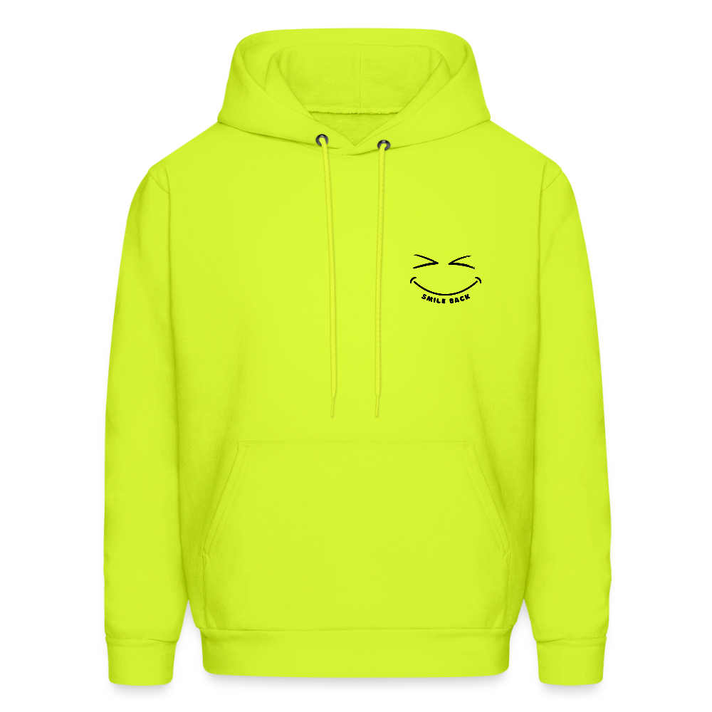 Smile Back Women's Hoodie - safety green