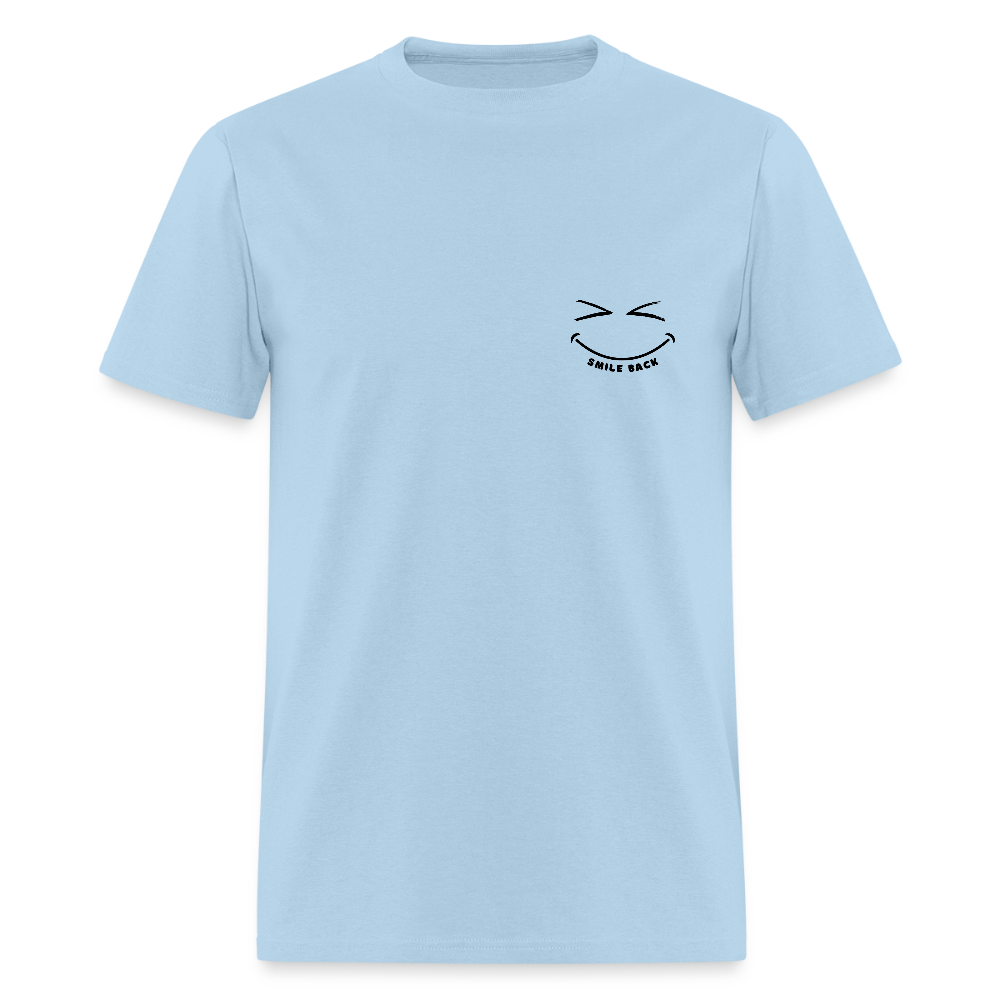 Smile Back Unisex T-Shirt - powder blue