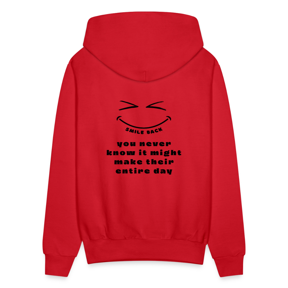 Smile Back Women's Hoodie - red
