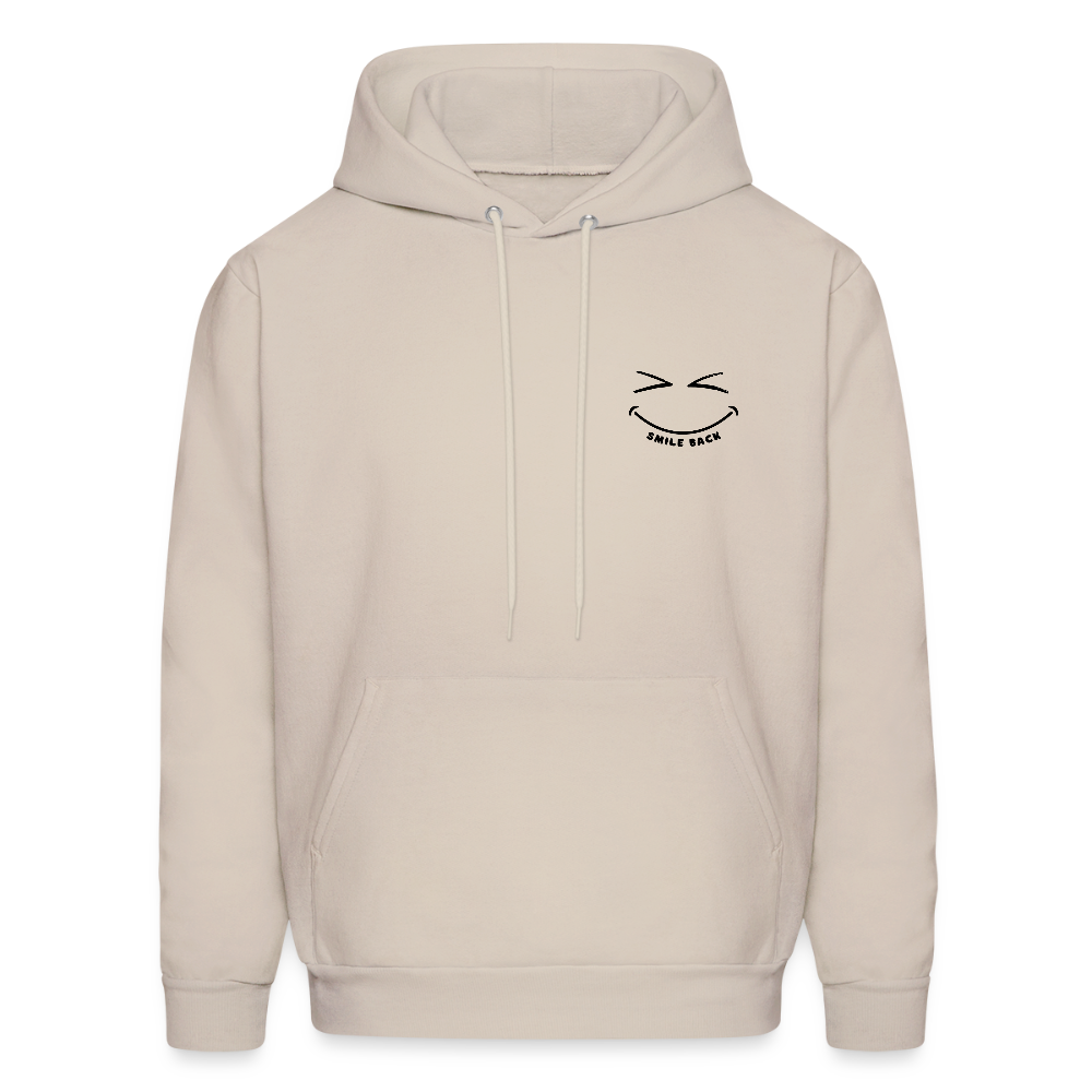 Smile Back Men's Hoodie - Sand