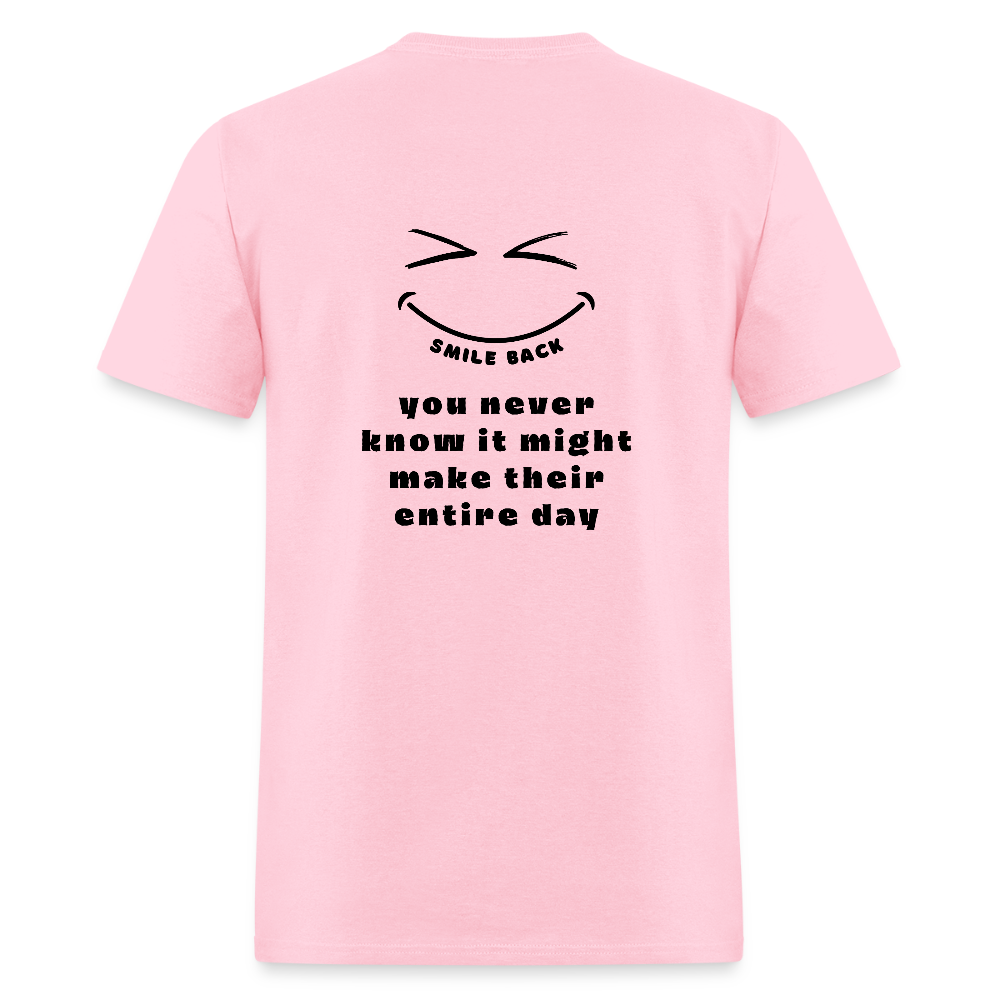 Smile Back Unisex T-Shirt - pink
