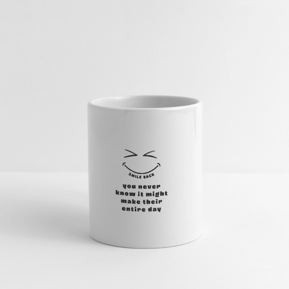 Smile Back Coffee/Tea Mug - white