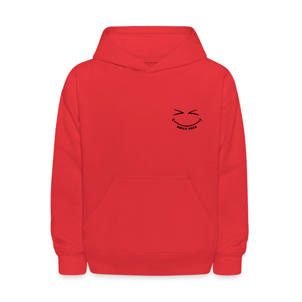Smile Back Kids' Hoodie - red