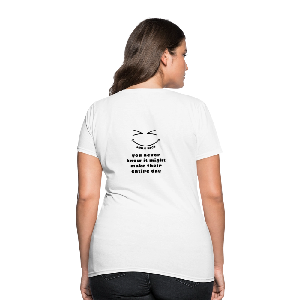 Smile Back Women's T-Shirt - white