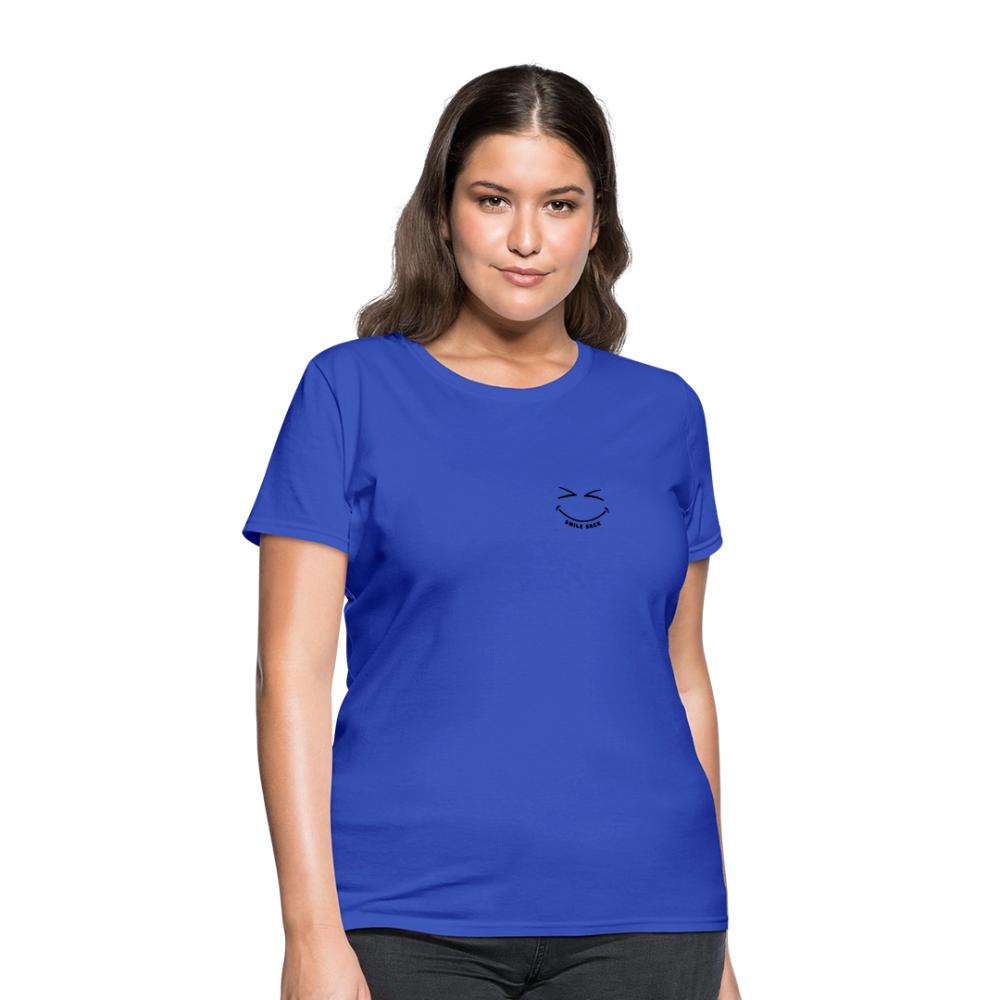 Smile Back Women's T-Shirt - royal blue