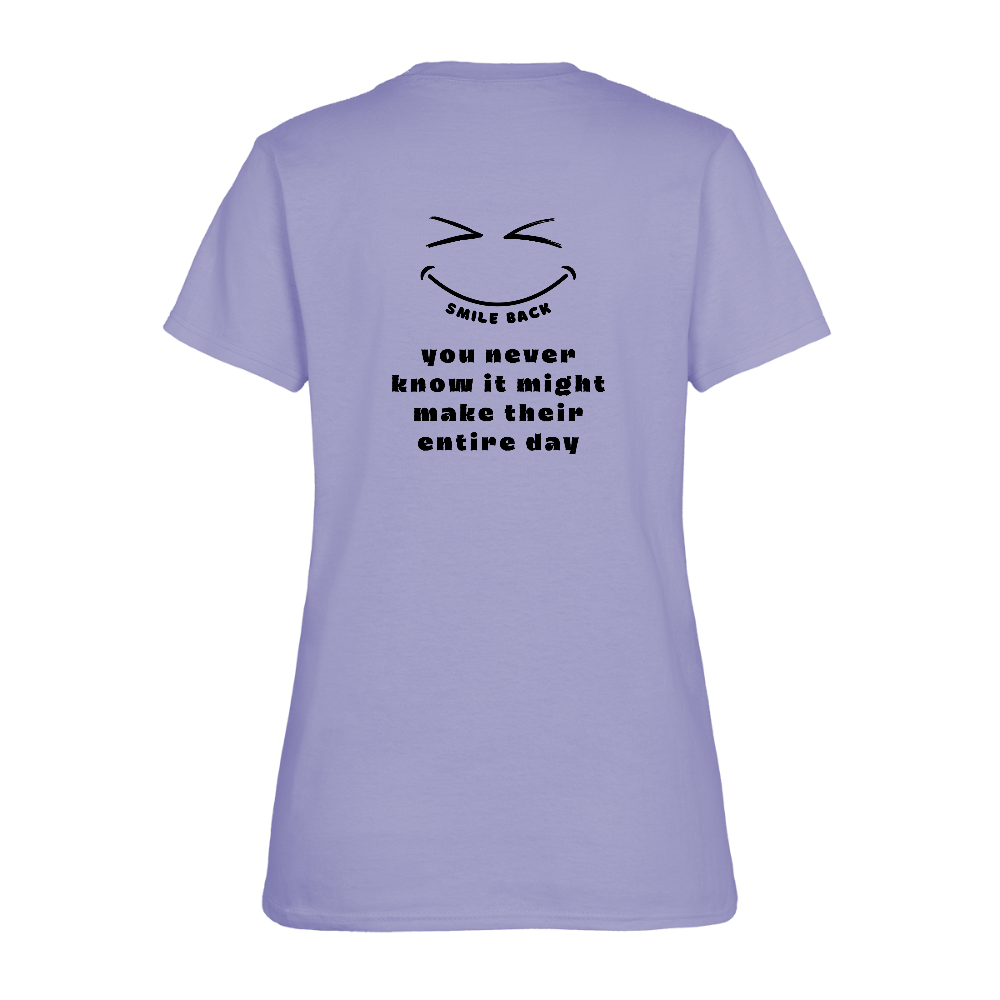 Smile Back Women's T-Shirt - lavender