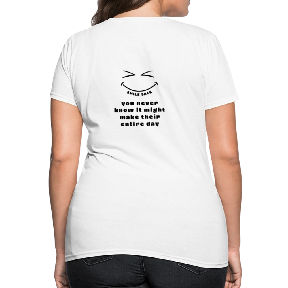 Smile Back Women's T-Shirt - white