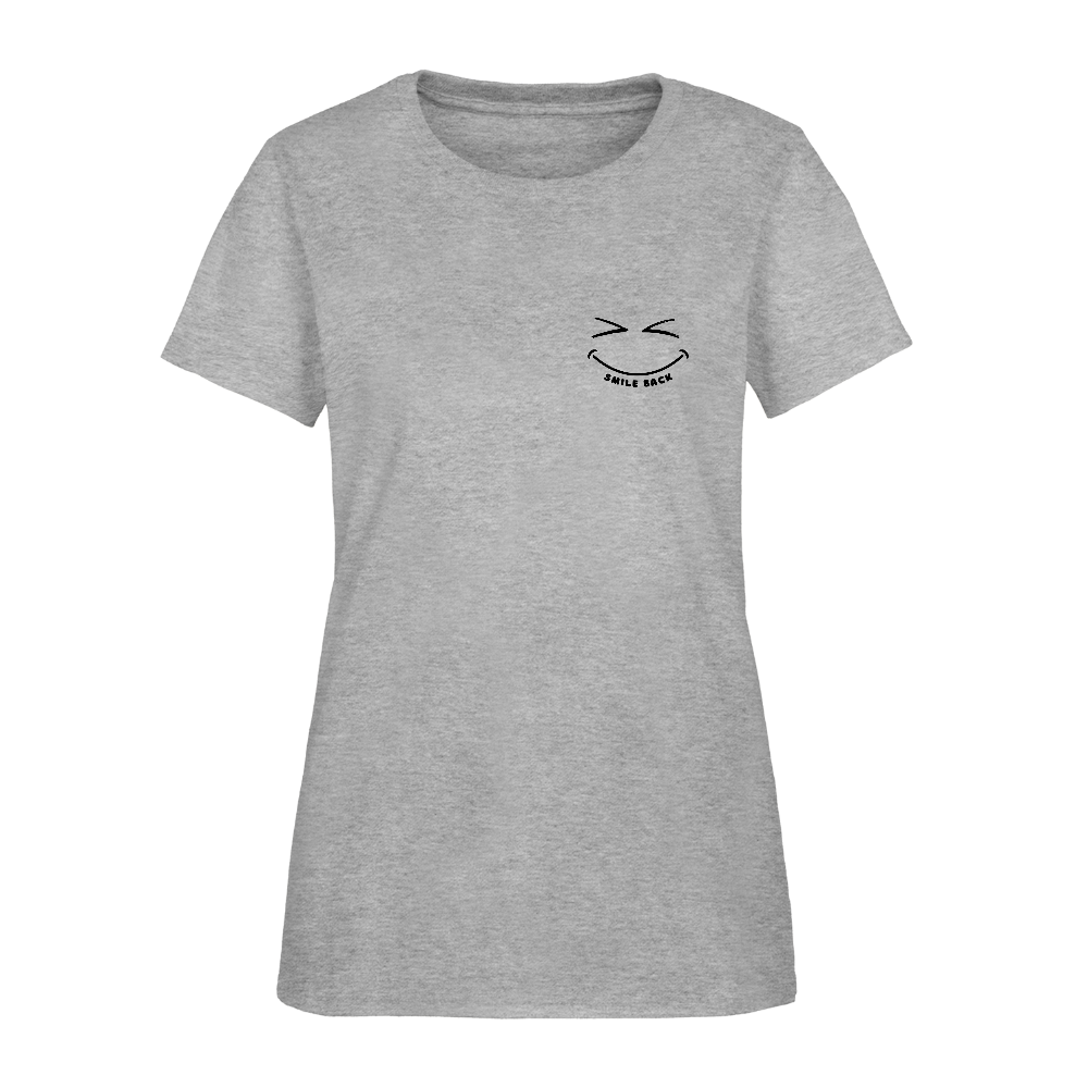 Smile Back Women's T-Shirt - heather gray