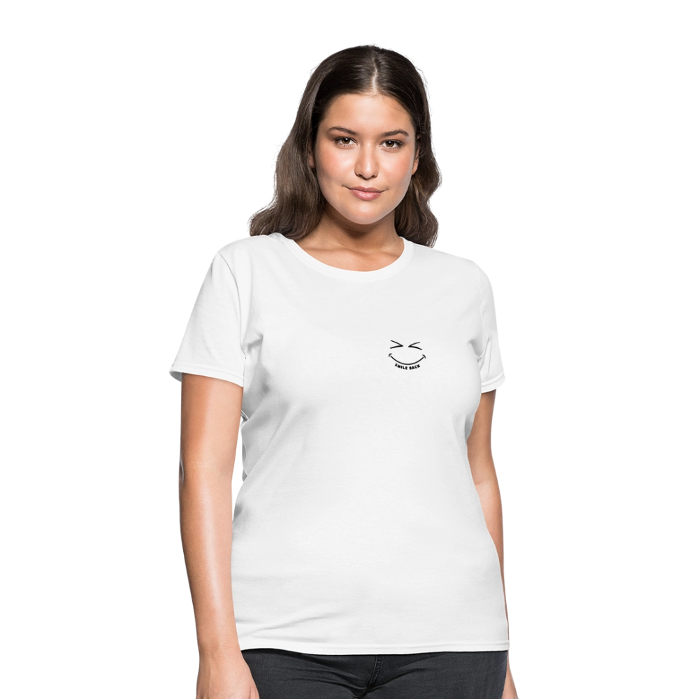 Smile Back Women's T-Shirt - white