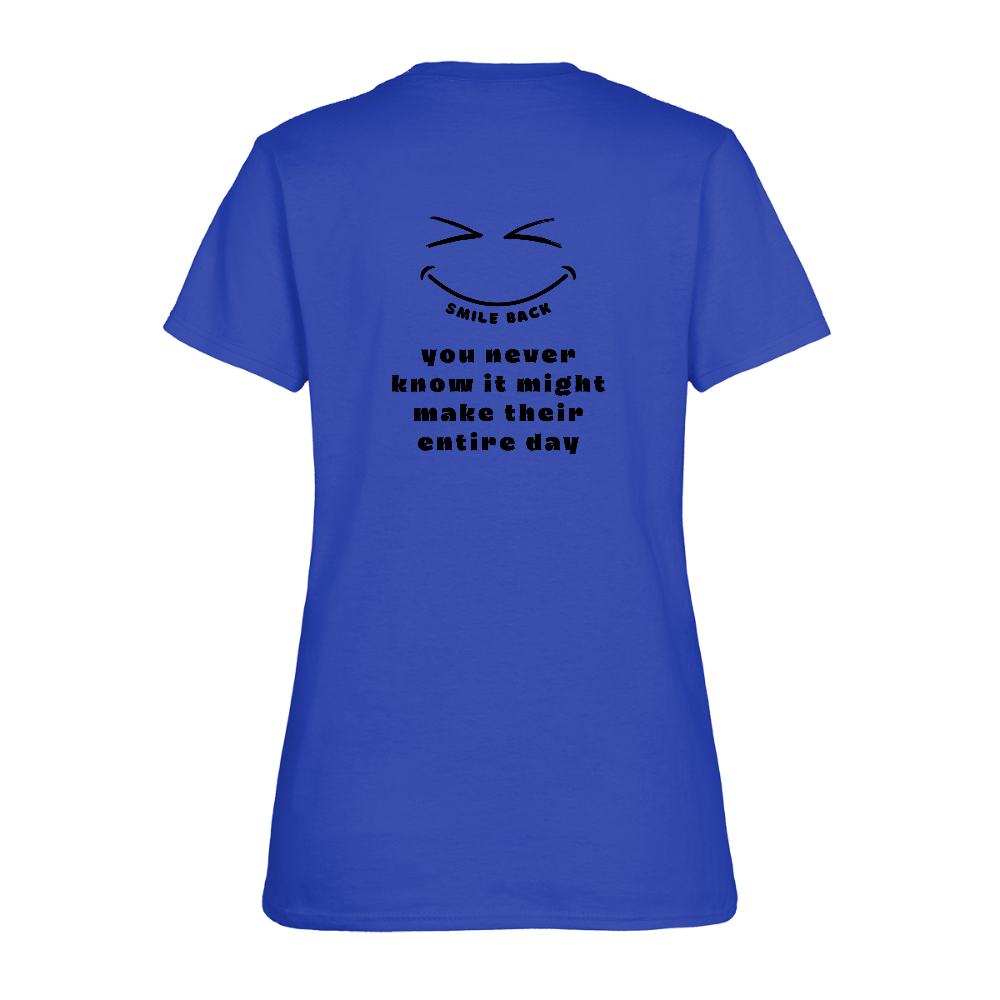 Smile Back Women's T-Shirt - royal blue