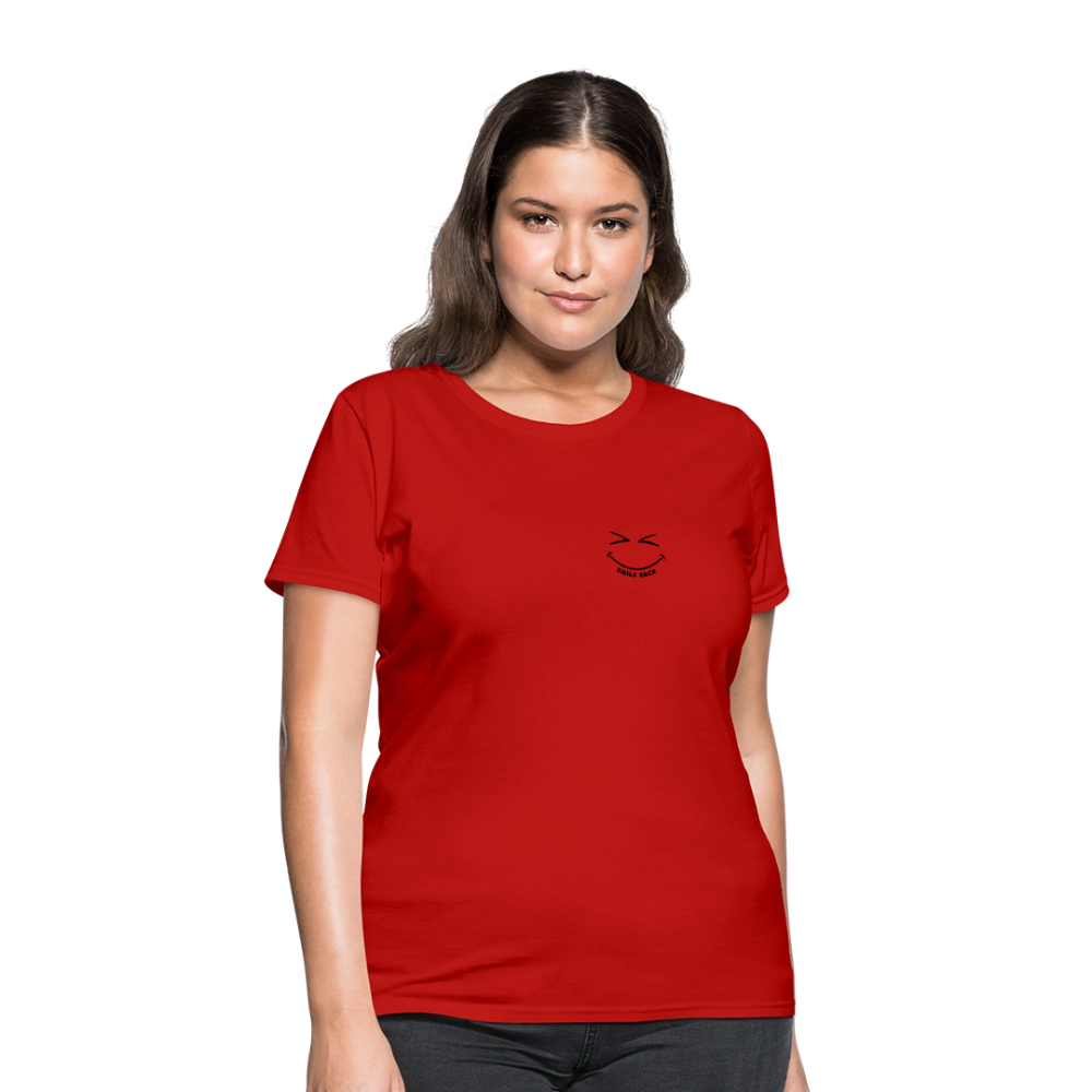 Smile Back Women's T-Shirt - red