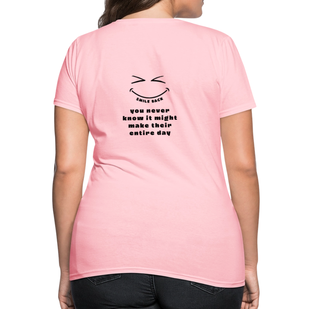 Smile Back Women's T-Shirt - pink