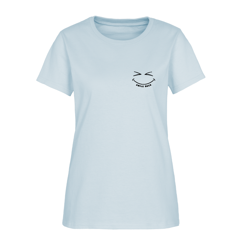 Smile Back Women's T-Shirt - light blue