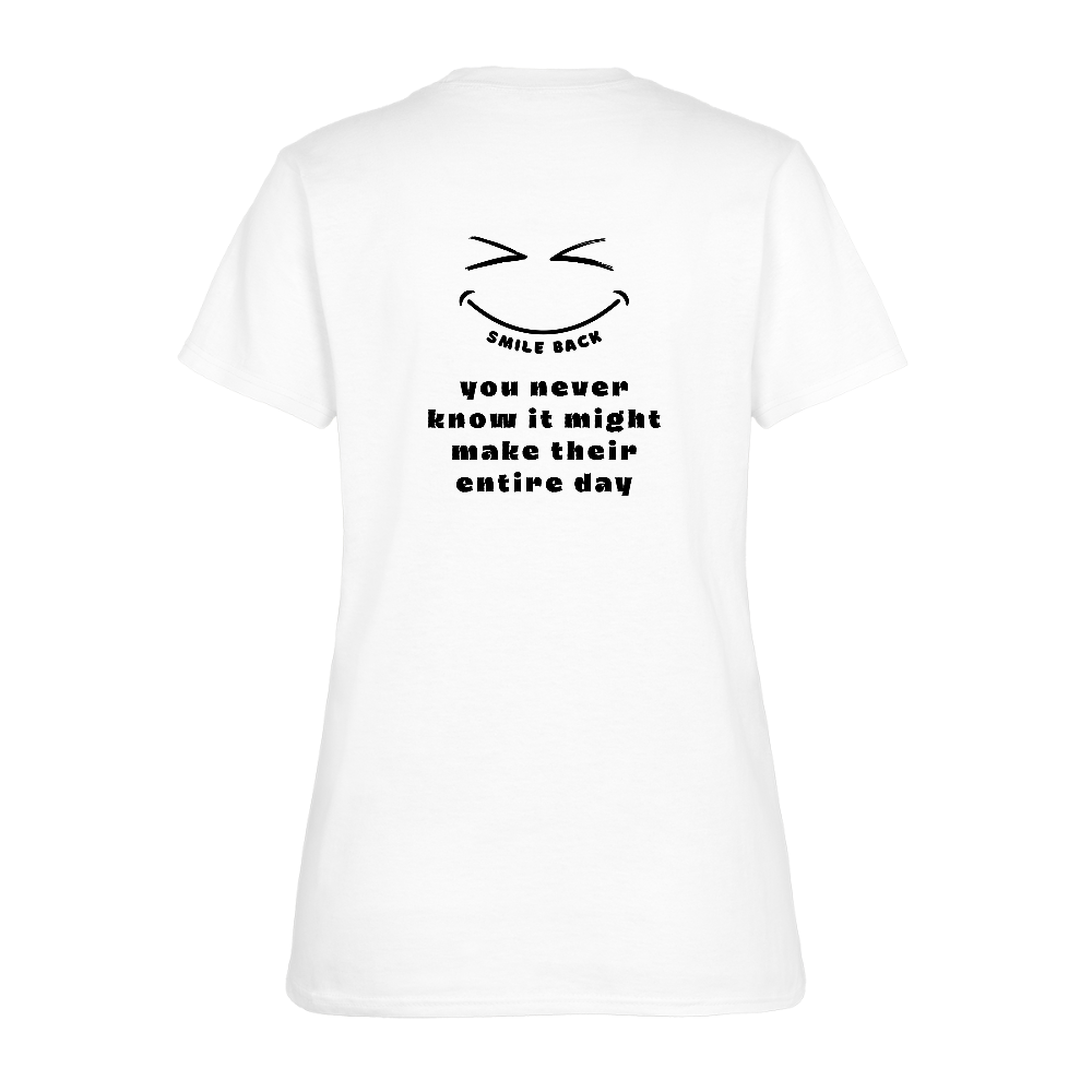 Smile Back Women's T-Shirt - white