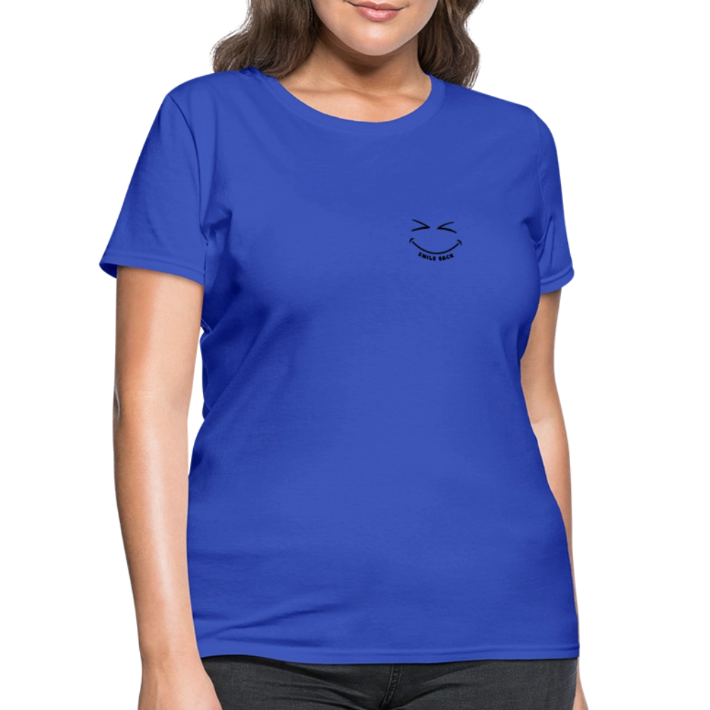 Smile Back Women's T-Shirt - royal blue