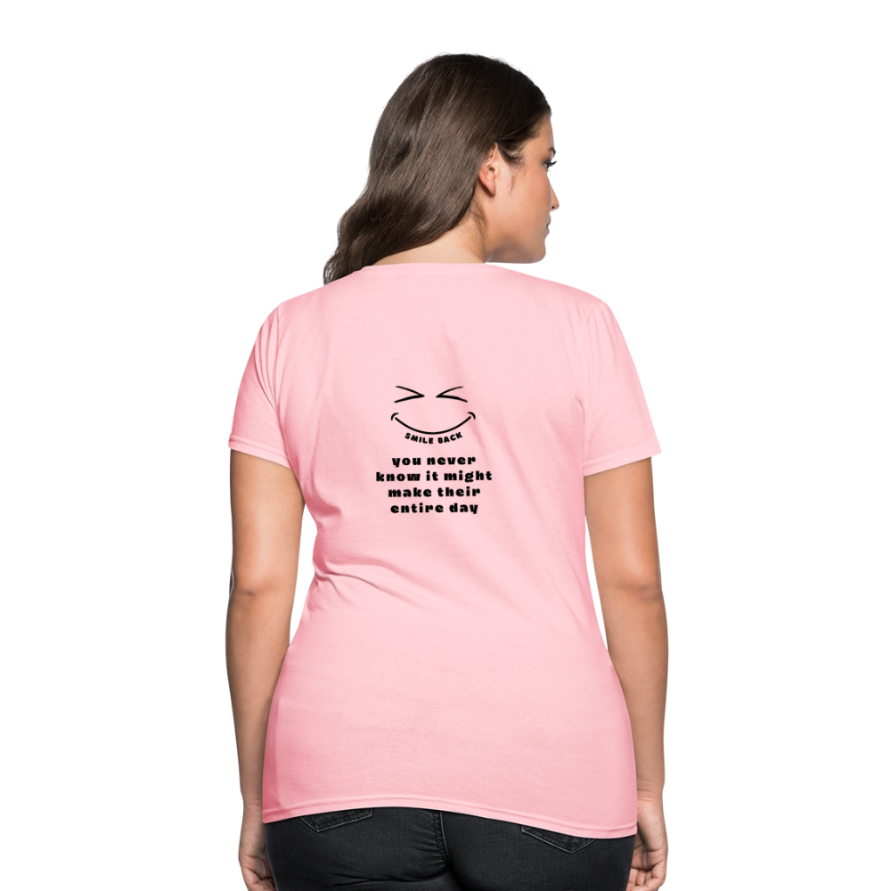 Smile Back Women's T-Shirt - pink