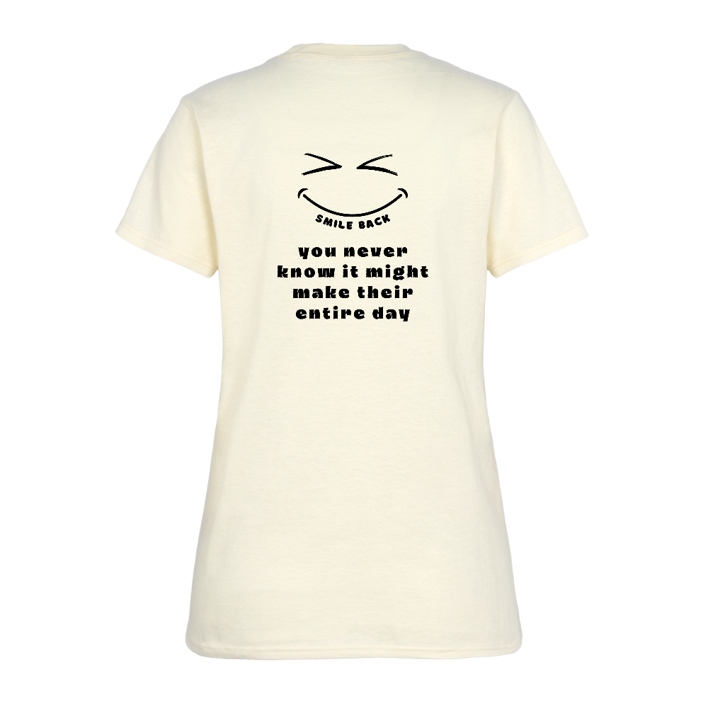 Smile Back Women's T-Shirt - off white