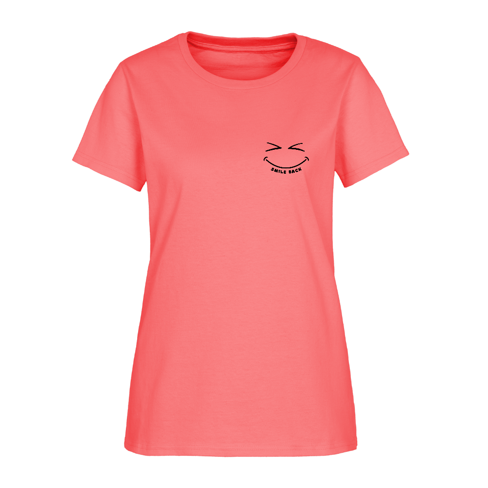 Smile Back Women's T-Shirt - coral
